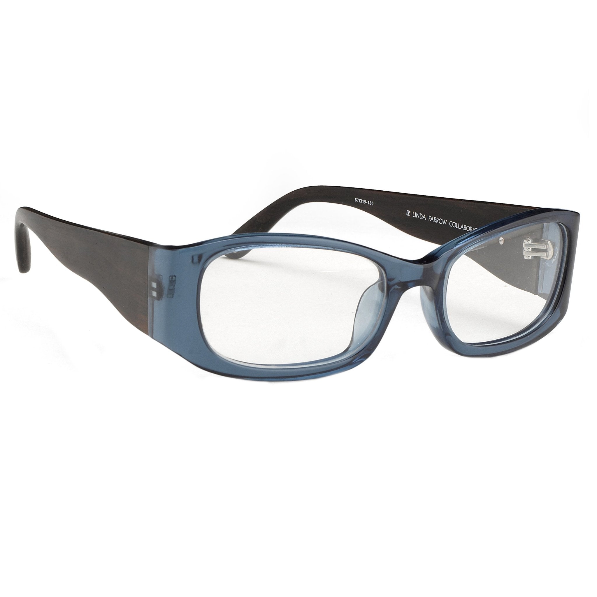 Oscar De La Renta Unisex Eyeglasses Sandalwood D-Frame Blue and Clear Lenses - ODLR42C4OPT - Watches & Crystals