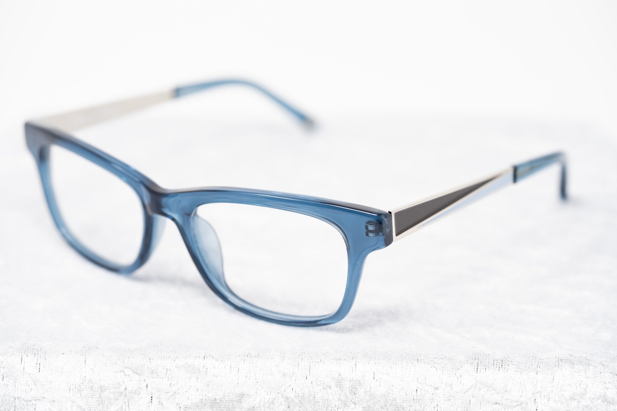 Oscar De La Renta Women Eyeglasses Multicolour Enamel D-Frame Blue and Clear Lenses - ODLR41C4OPT - Watches & Crystals