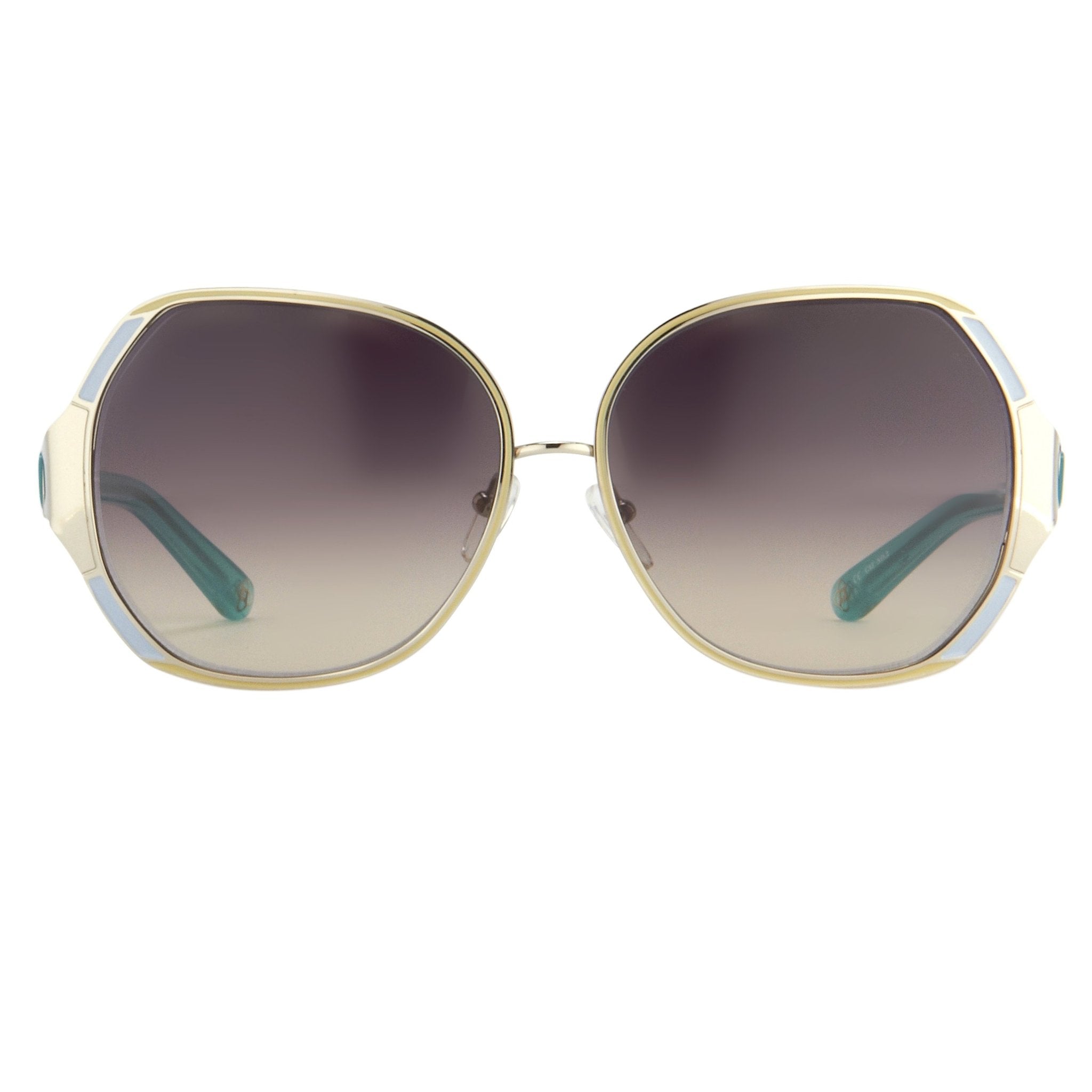 Oscar De La Renta Women Sunglasses Multicolour Enamel Oversized Frame Spearmint Silver and Grey Lenses - ODLR49C3SUN - Watches & Crystals