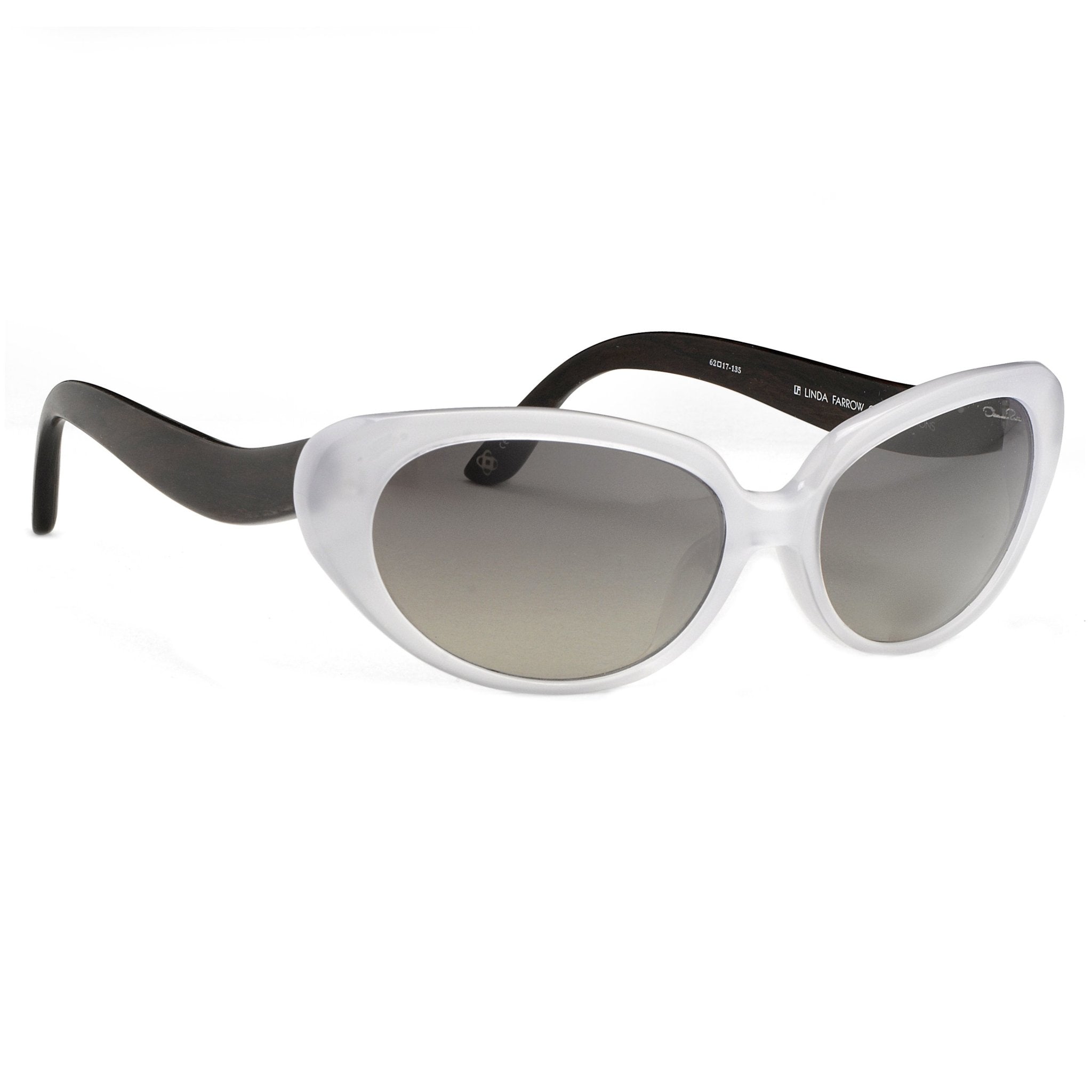 Oscar De La Renta Women Sunglasses Sandalwood Oval Ivory and Grey Lenses - ODLR43C8SUN - Watches & Crystals