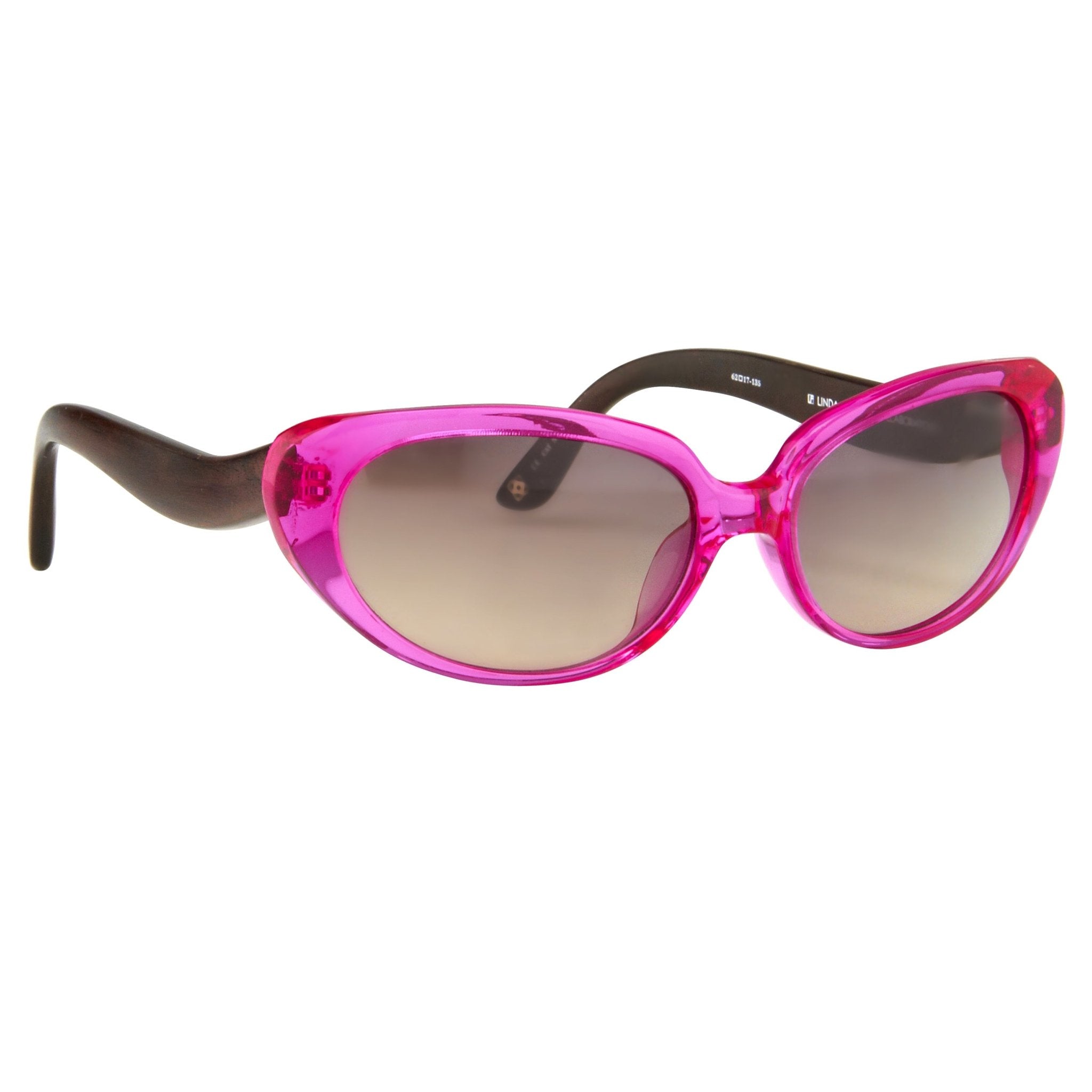 Oscar De La Renta Women Sunglasses Sandalwood Oval Pink and Grey Lenses - ODLR43C10SUN - Watches & Crystals