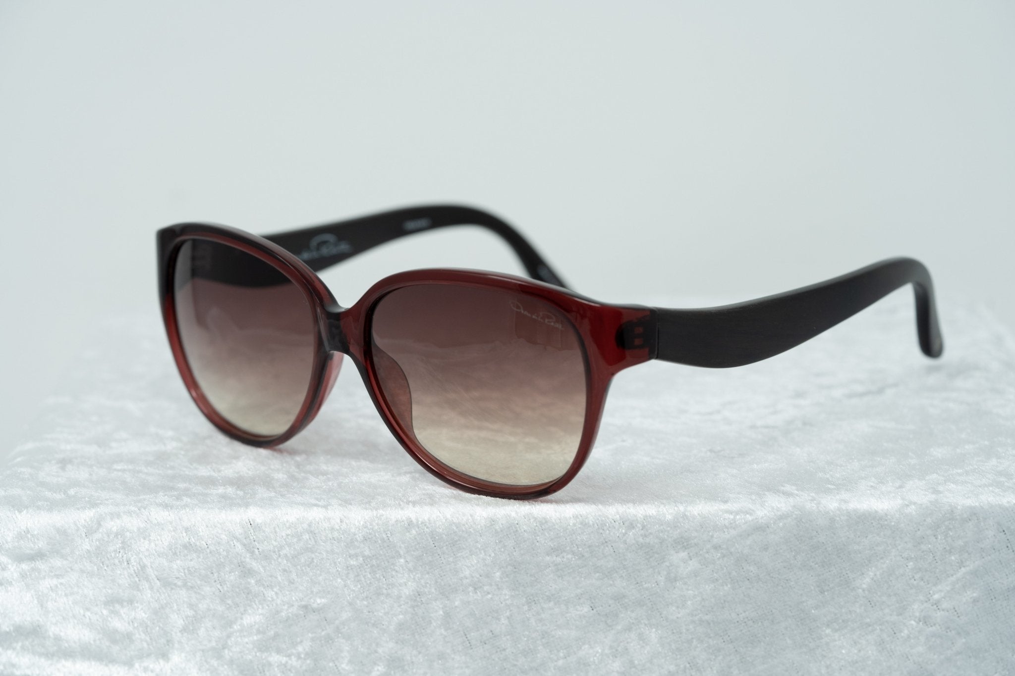 Oscar De La Renta Women Sunglasses Sandalwood Oval Red and Brown Graduated Lenses - ODLR30C5SUN - Watches & Crystals