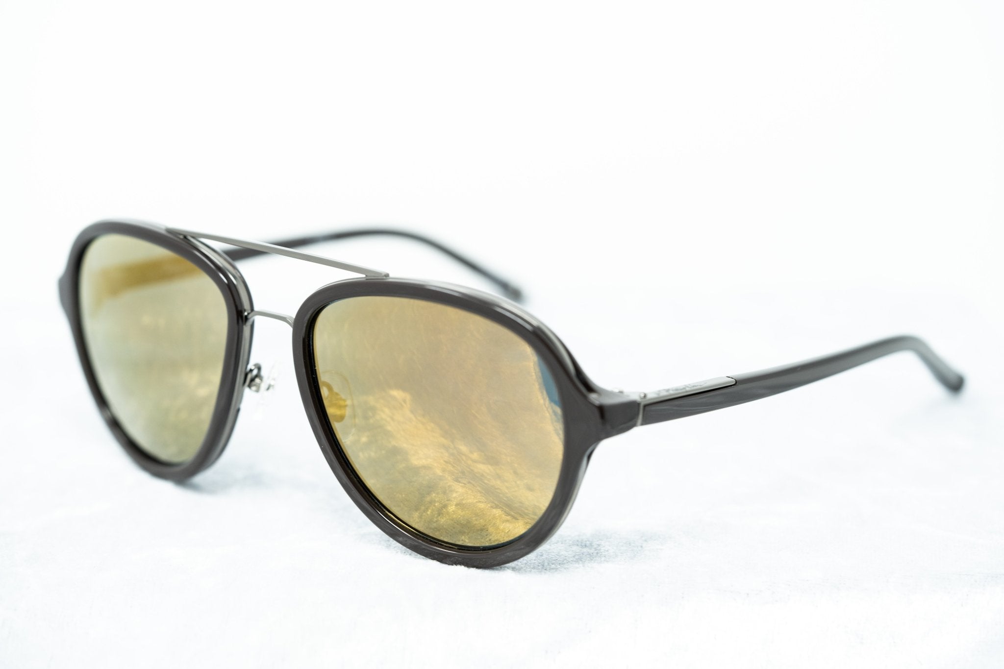 Phillip Lim Sunglasses Brown Gunmetal and Bronze Mirror Lenses Category 3 - PL16C20SUN - Watches & Crystals