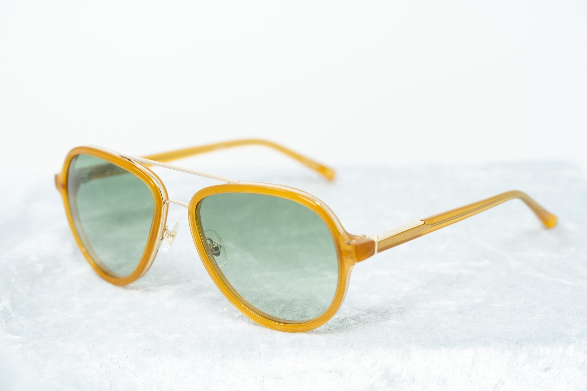 Phillip Lim Sunglasses Brown Silver and Green Lenses - PL16C4SUN - Watches & Crystals