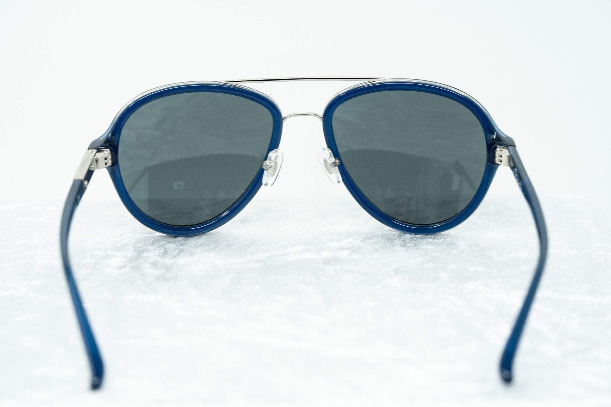 Phillip Lim Sunglasses Deep Blue Silver and Green Lenses Category 3 - PL16C29SUN - Watches & Crystals