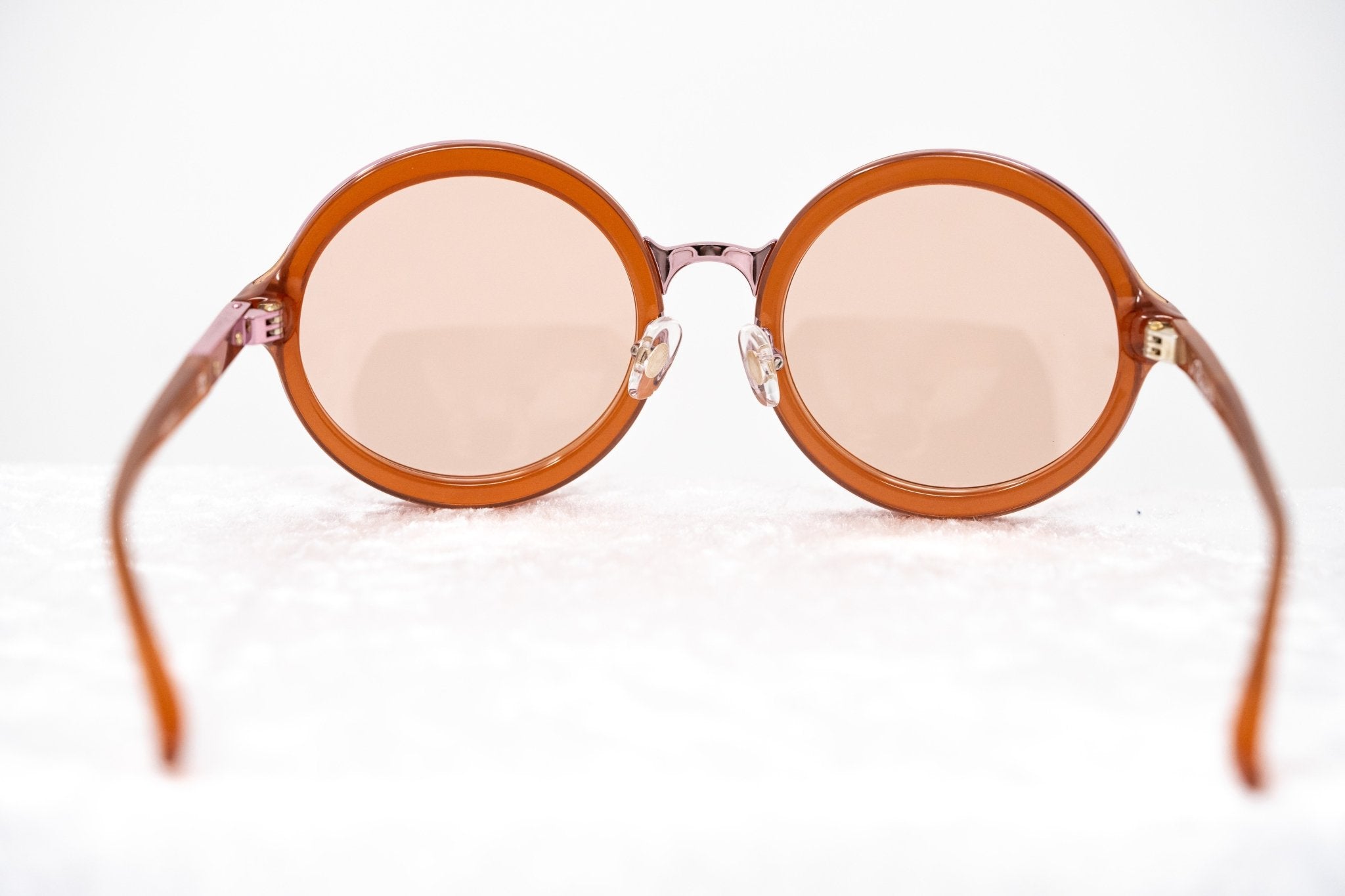 Phillip Lim Sunglasses Round Rose and Pink Nickel with Pink Tinted Lenses Category 1 - PL11C32SUN - Watches & Crystals