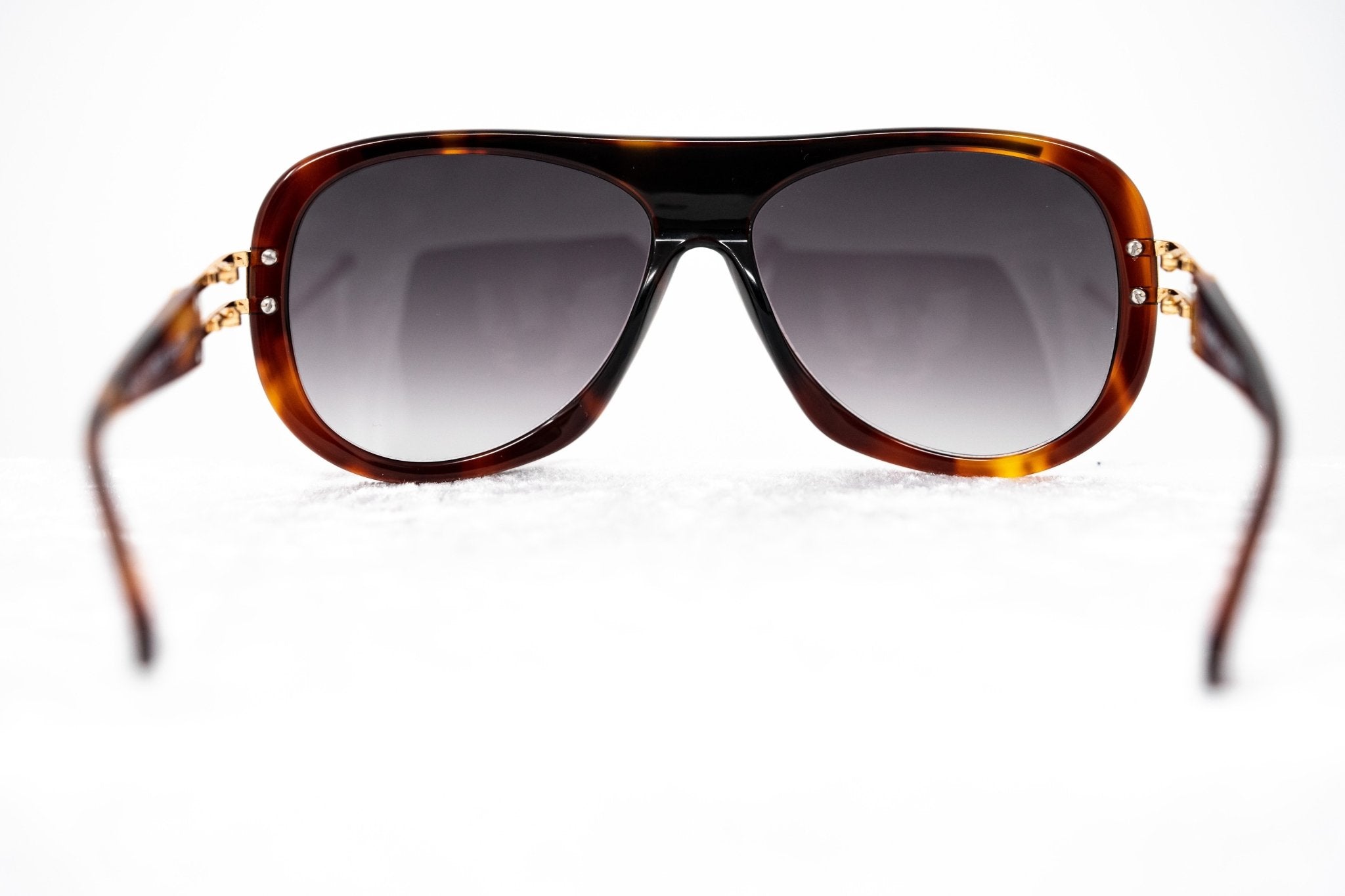 Prabal Gurung Sunglasses Female Aviator Tortoise Shell Acetate CAT3 Grey Lenses PG10C3SUN - Watches & Crystals