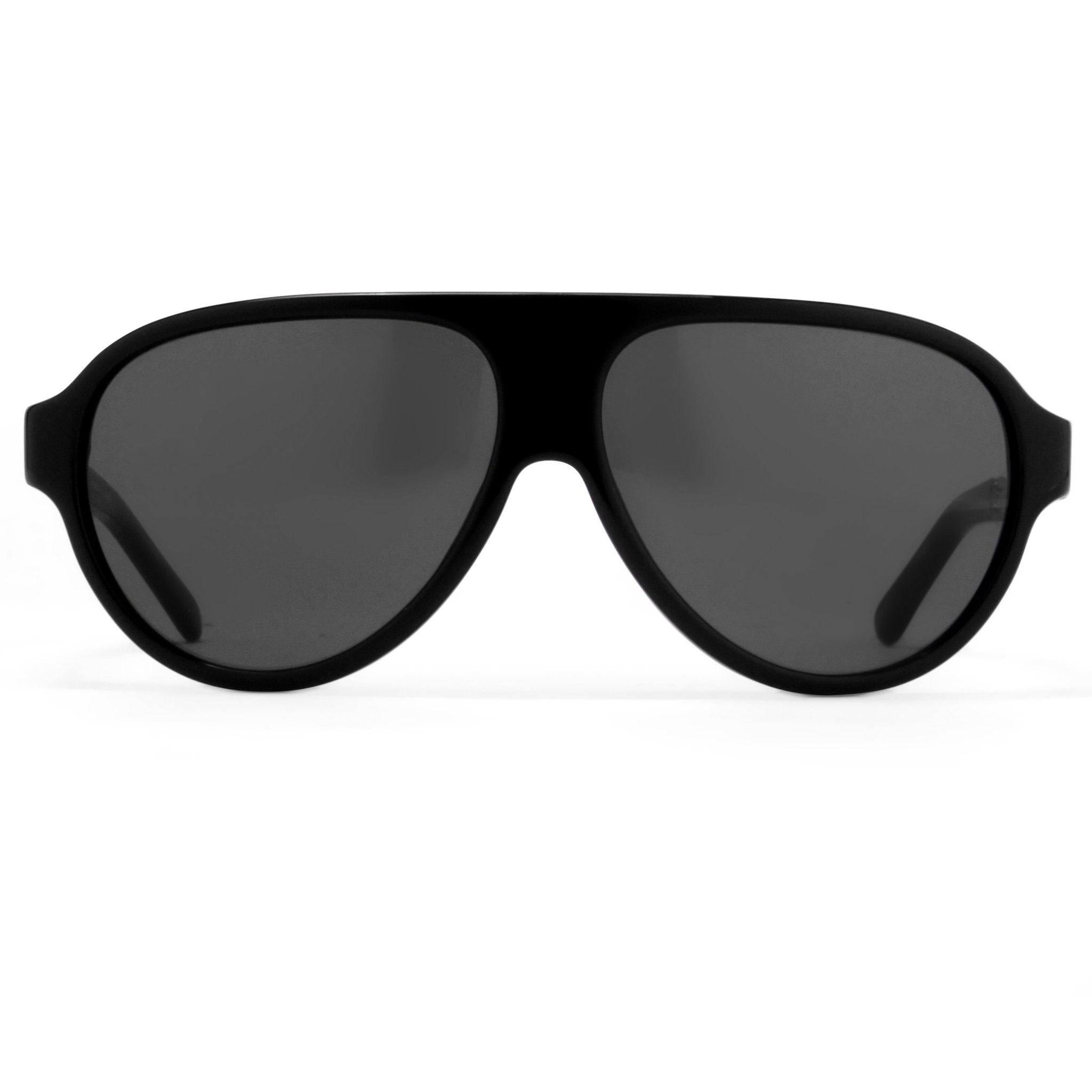 Prabal Gurung Sunglasses Unisex Aviator Black Acetate CAT3 Grey Lenses PG16C1SUN - Watches & Crystals