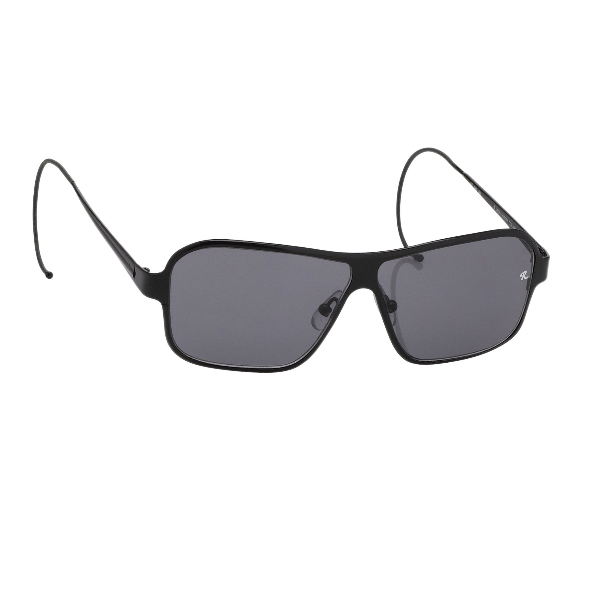 Raf Simons Sunglasses Rectangular Black and Grey Lenses Category 4 - RAF19C3SUN - Watches & Crystals