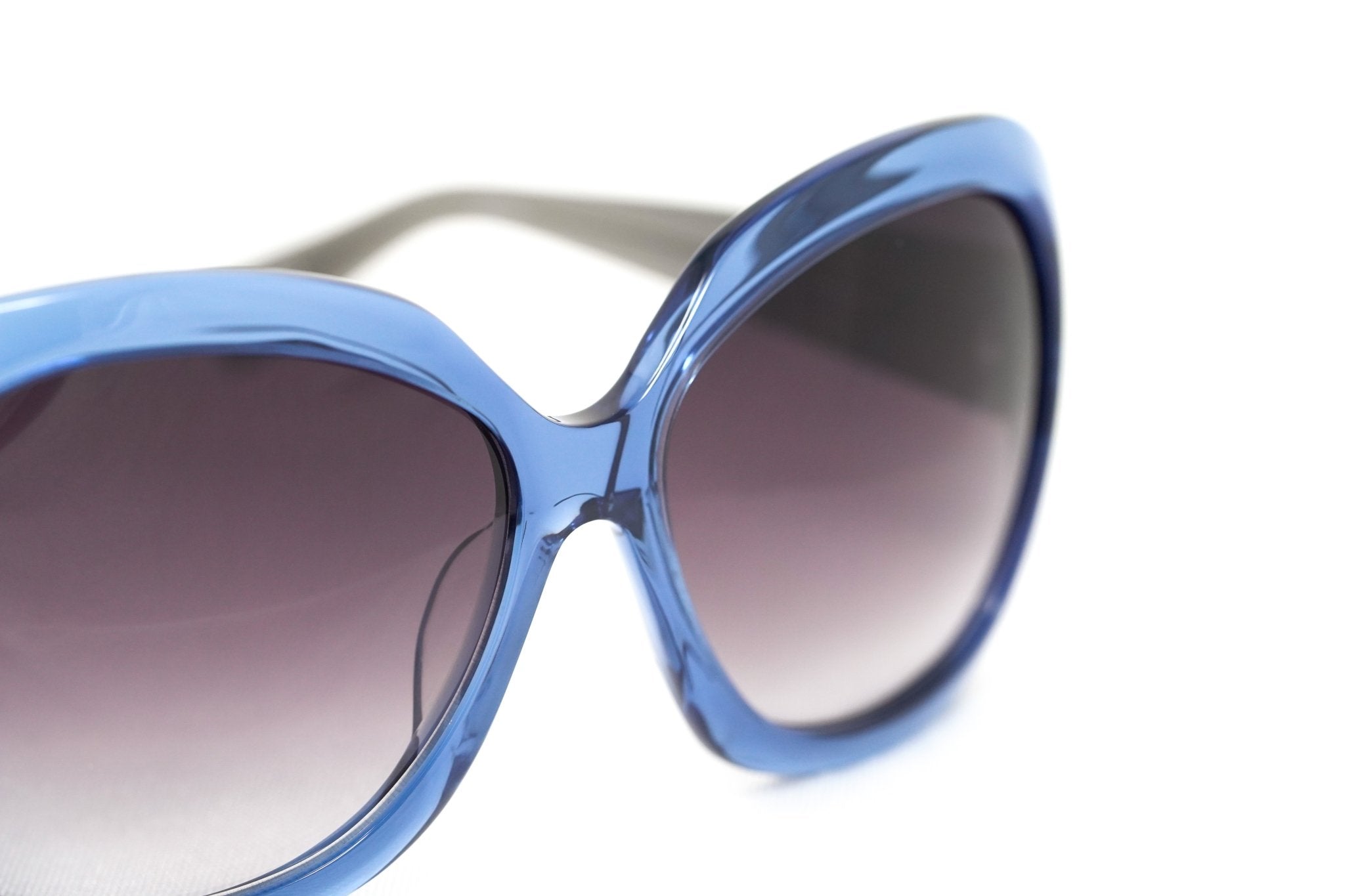 Rue De Mail Sunglasses Oversized Blue and Grey - Watches & Crystals