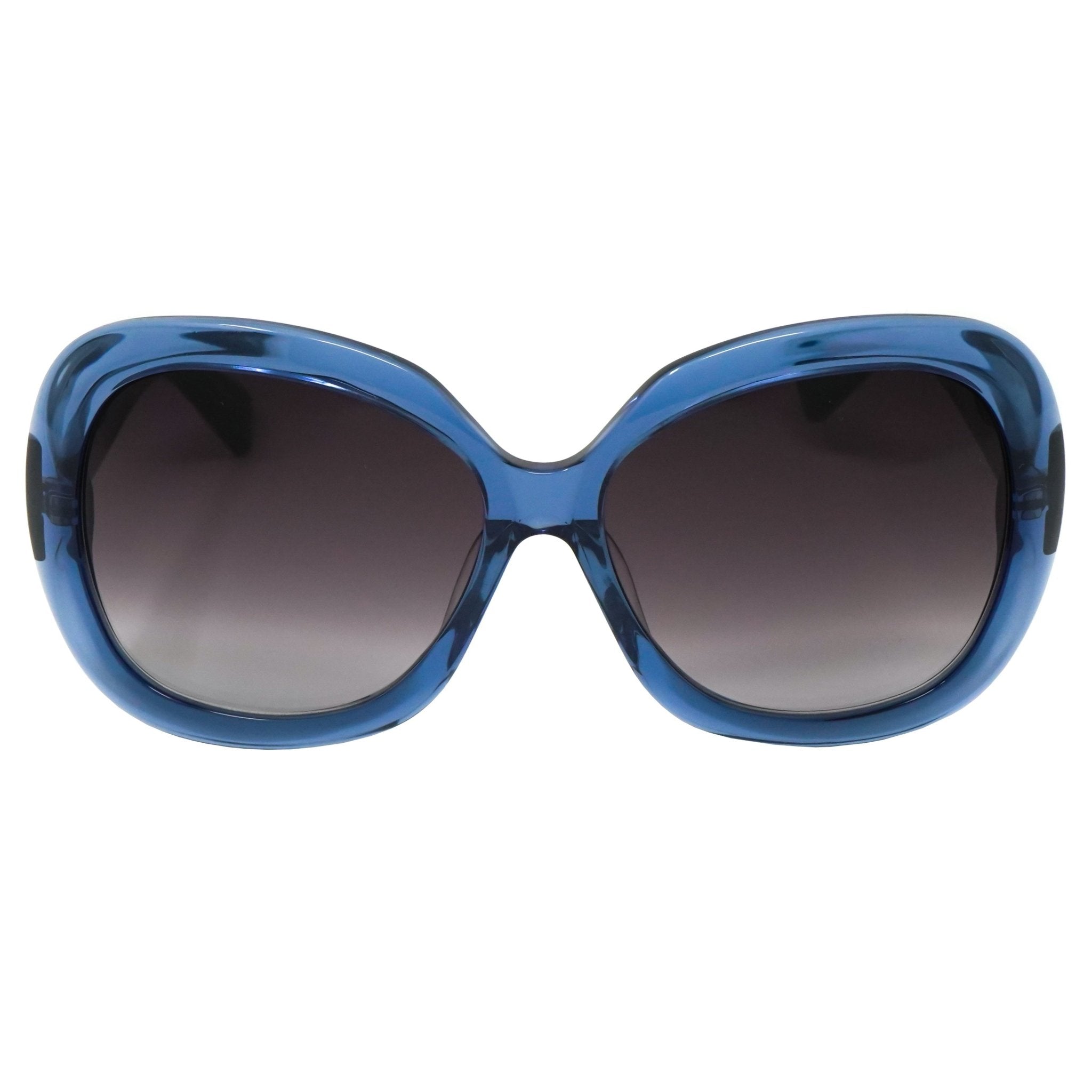 Rue De Mail Sunglasses Oversized Blue and Grey - Watches & Crystals