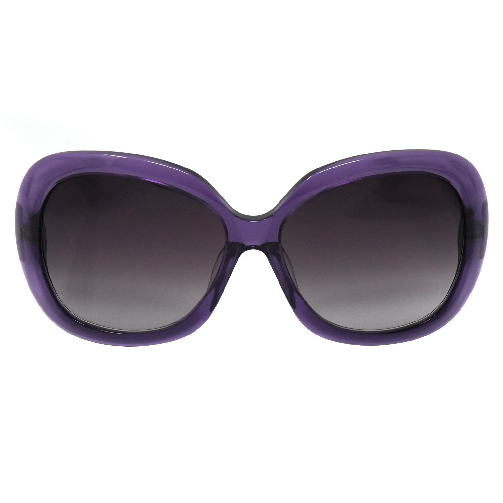 Rue De Mail Sunglasses Oversized Purple and White - Watches & Crystals