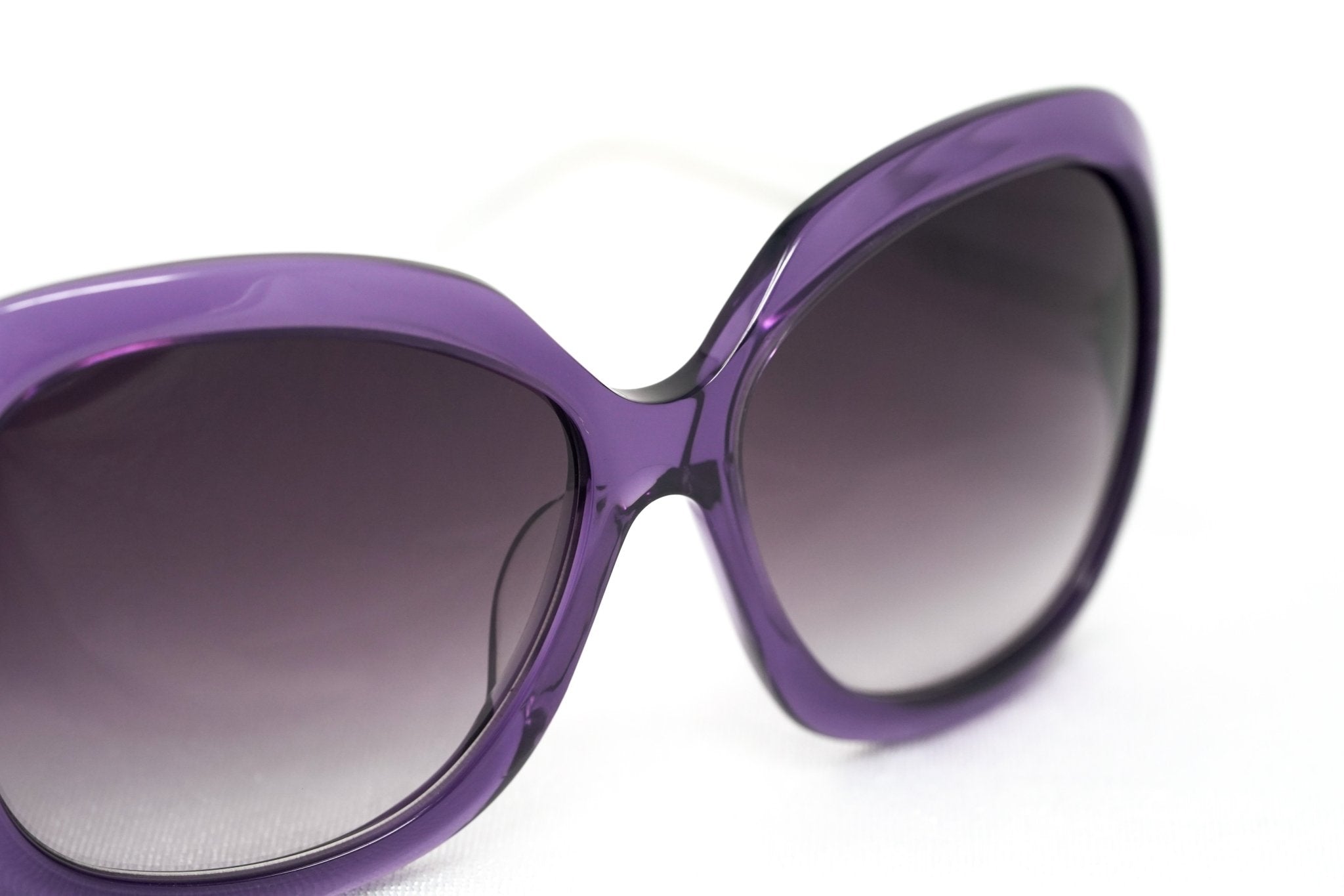 Rue De Mail Sunglasses Oversized Purple and White - Watches & Crystals