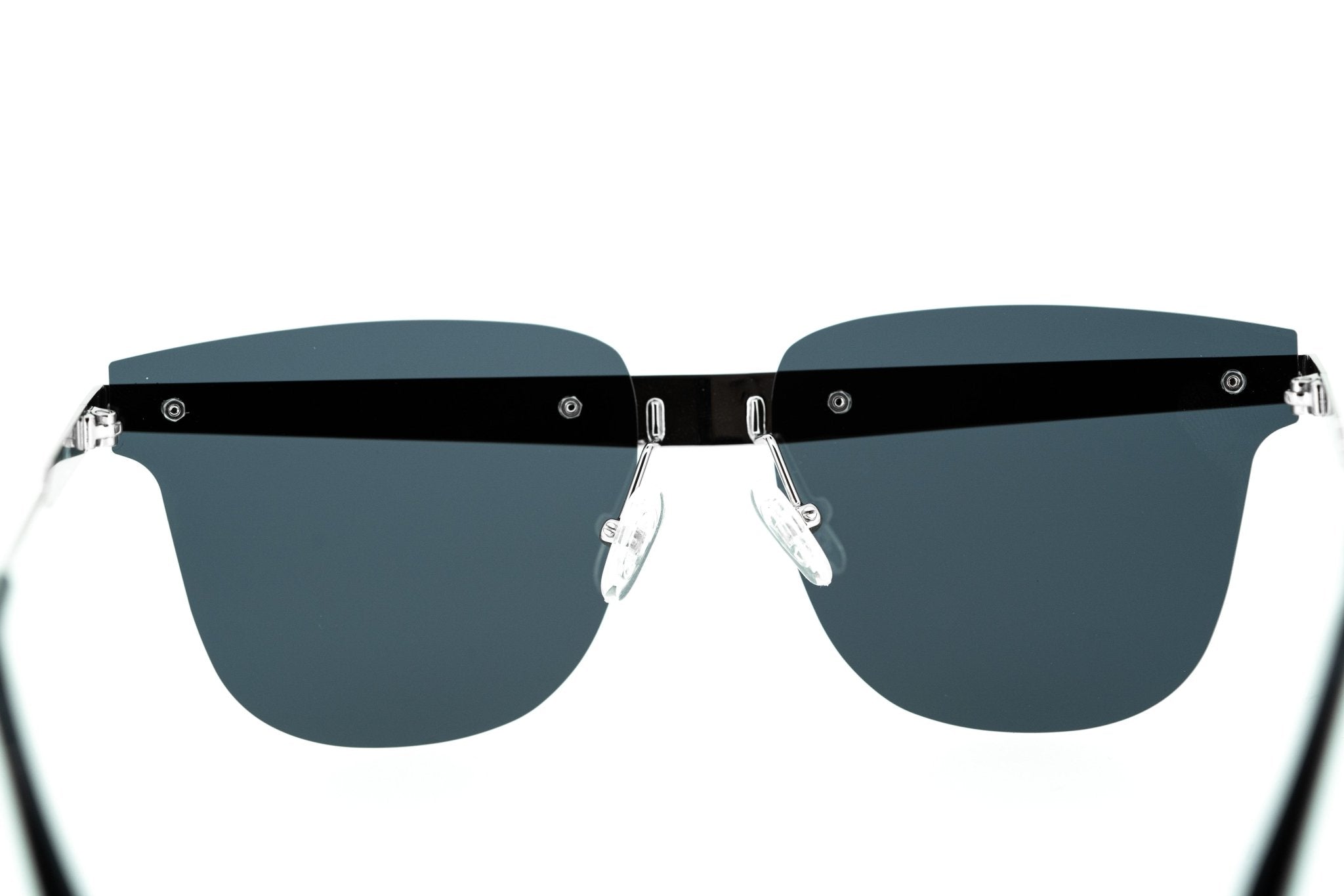 United Nude Sunglasses D-Frame Silver Black With Grey Lenses Category 3 UN2C2SUN - Watches & Crystals