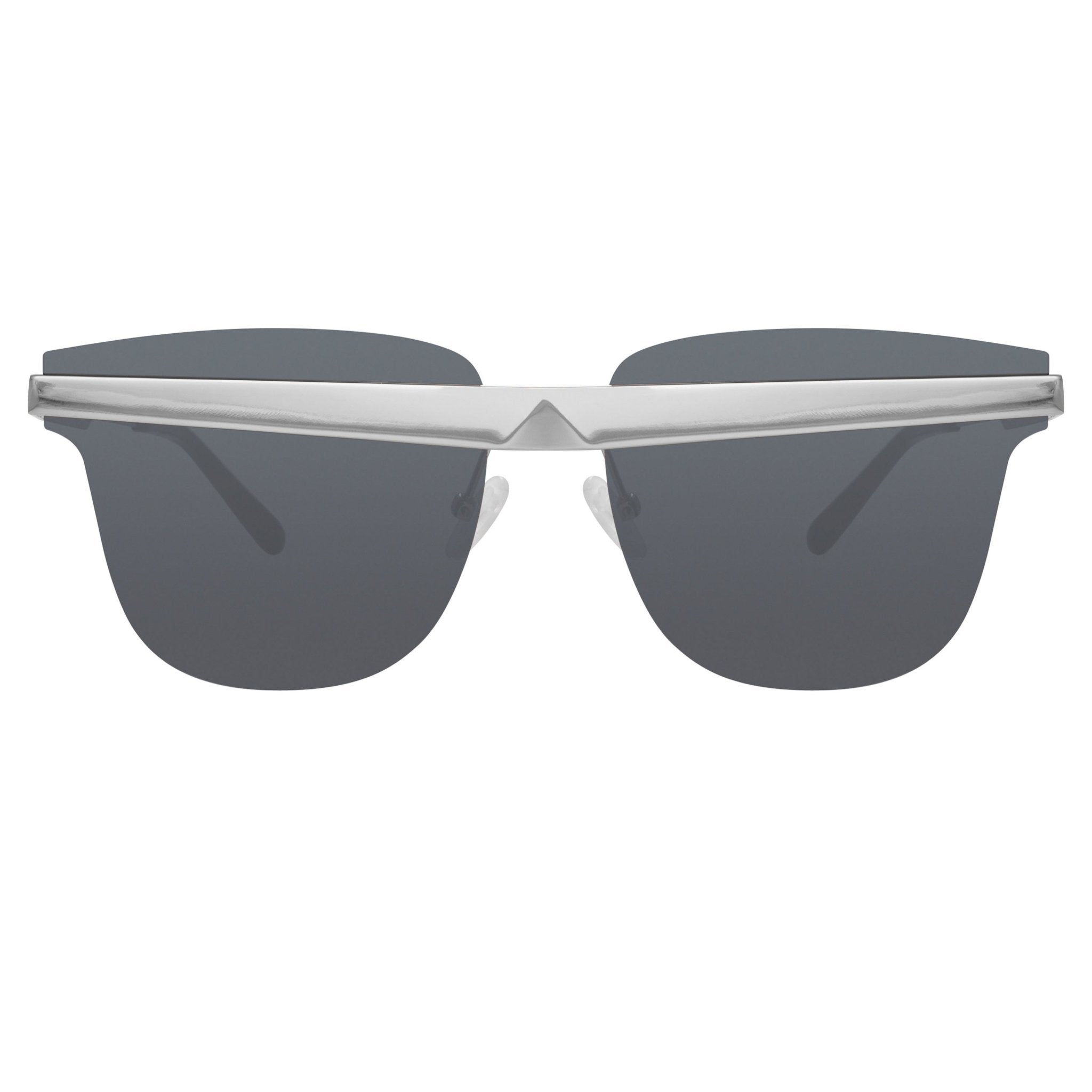 United Nude Sunglasses D-Frame Silver Black With Grey Lenses Category 3 UN2C2SUN - Watches & Crystals