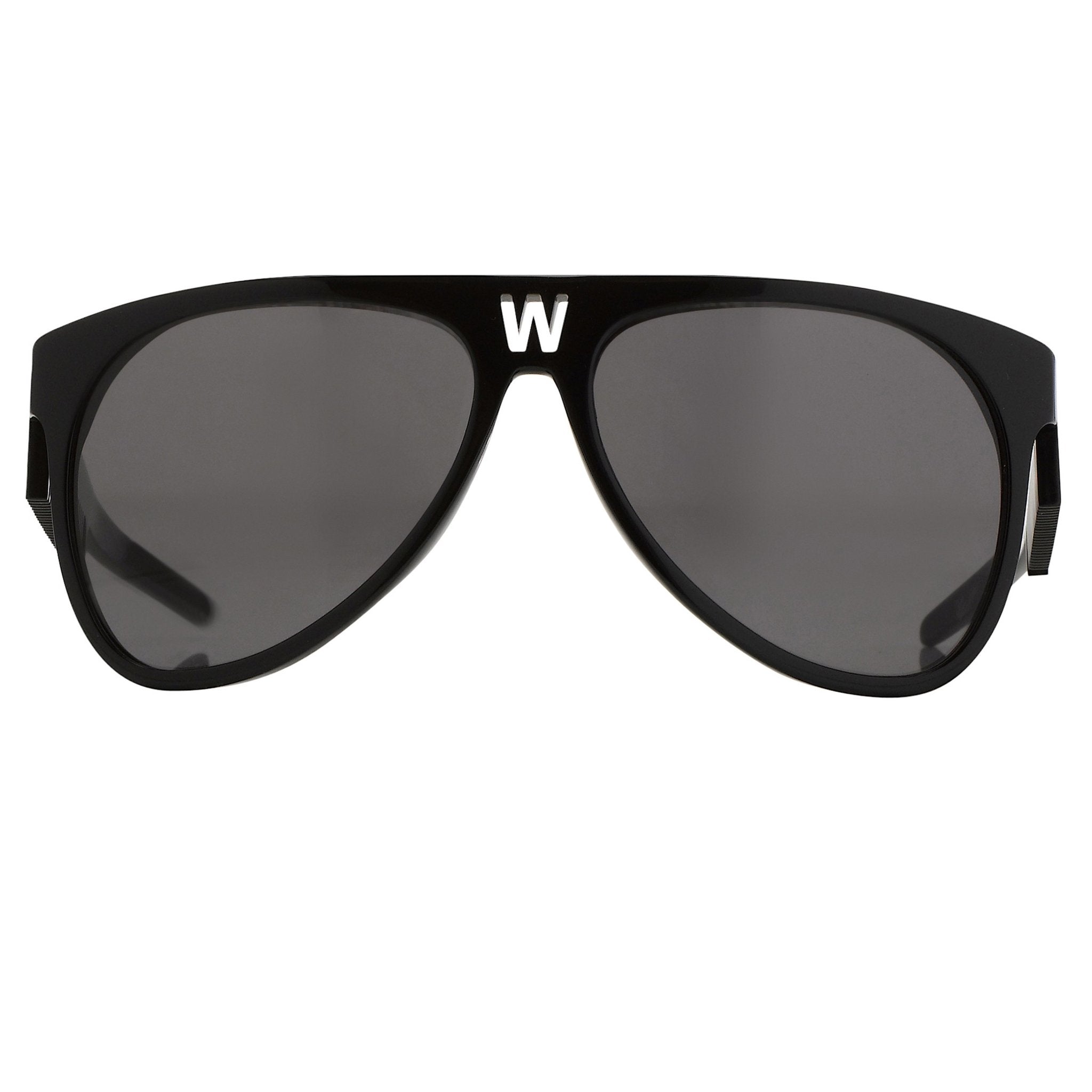 Walter Van Beirendonck Sunglasses Black and Grey Lenses - WVB4C1SUN - Watches & Crystals