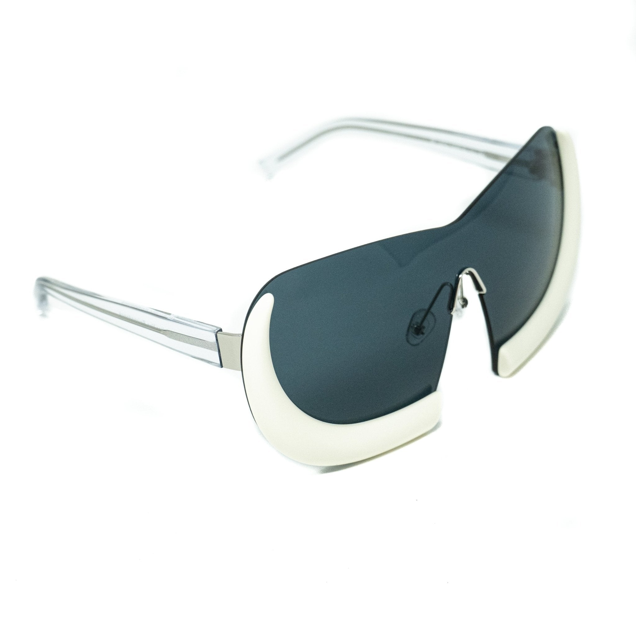 Walter Van Beirendonck Sunglasses Special Shield Frame with Grey Lenses - WVB6C2SUN - Watches & Crystals