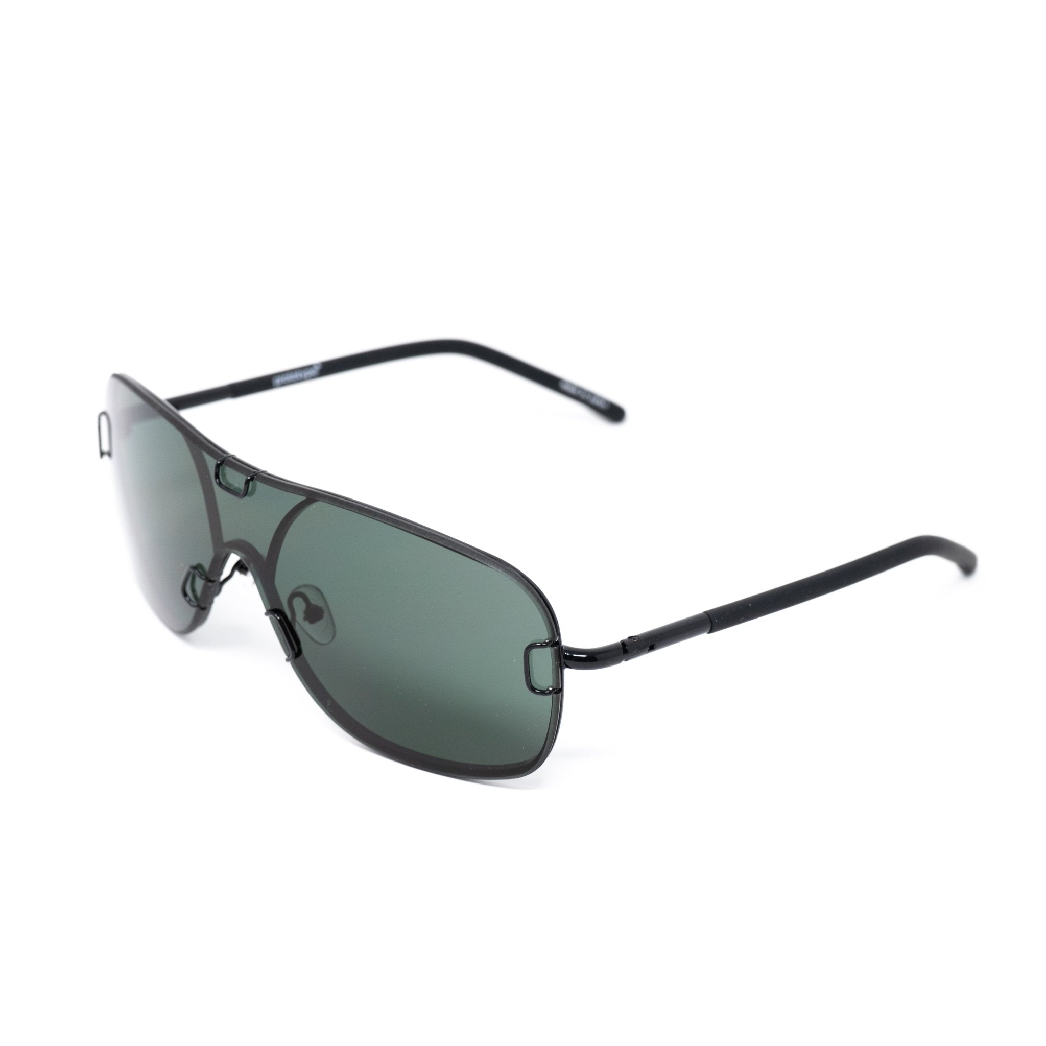 Yohji Yamamoto Unisex Sunglasses Black and Grey Lenses Category 3 - YY10ROCKERC3SUN - Watches & Crystals