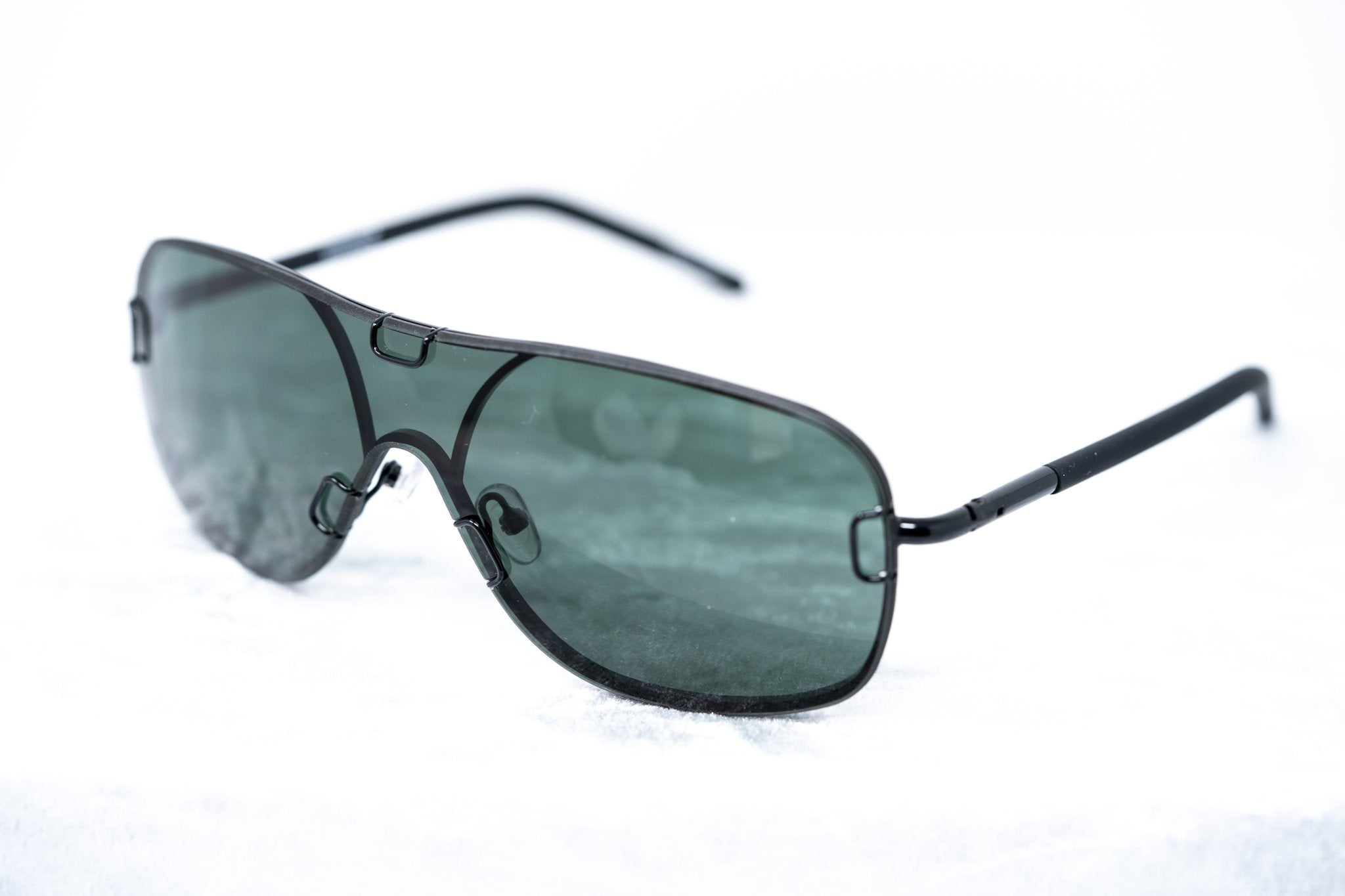 Yohji Yamamoto Unisex Sunglasses Black and Grey Lenses Category 3 - YY10ROCKERC3SUN - Watches & Crystals