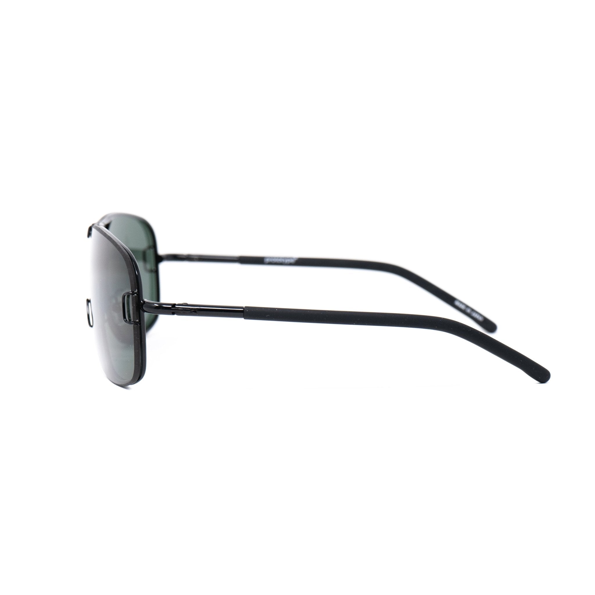 Yohji Yamamoto Unisex Sunglasses Black and Grey Lenses Category 3 - YY10ROCKERC3SUN - Watches & Crystals