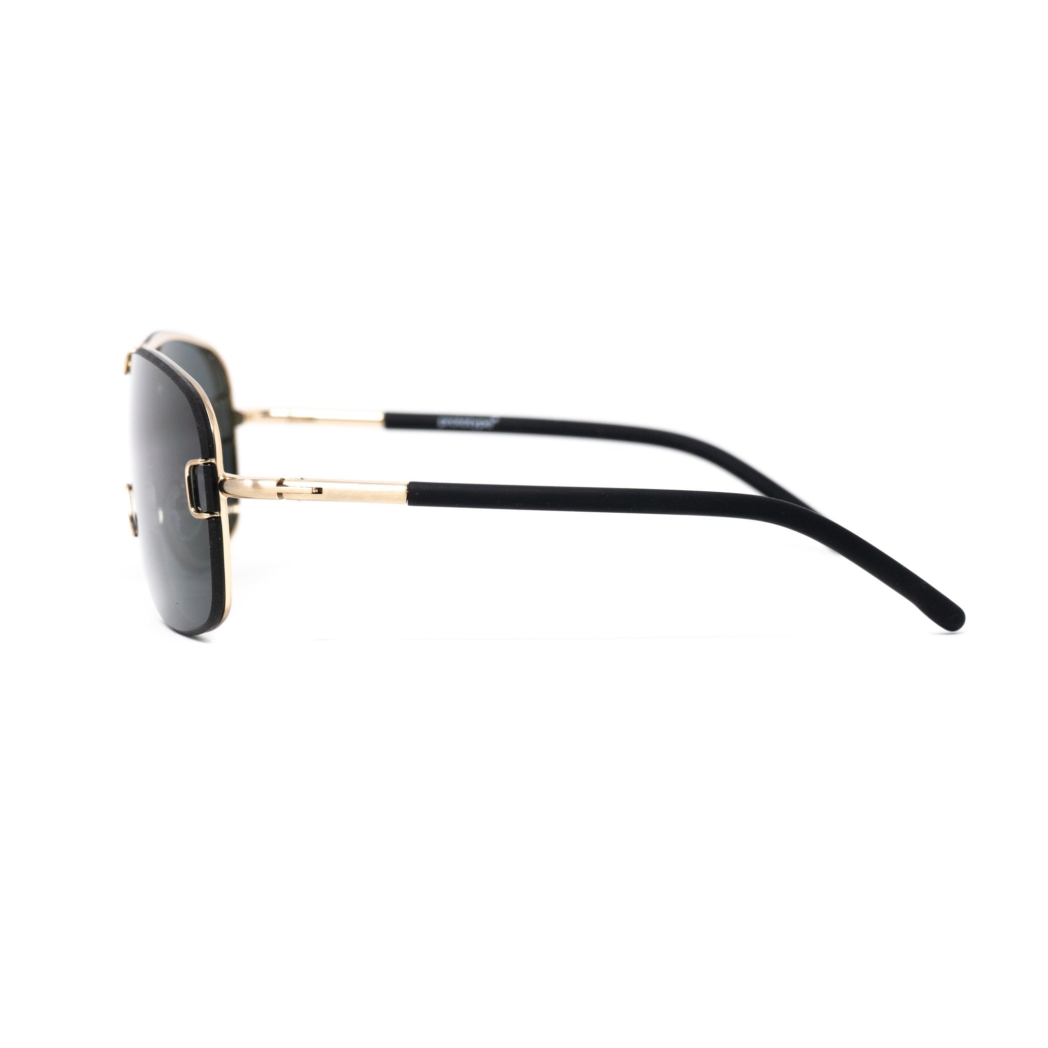 Yohji Yamamoto Unisex Sunglasses Brushed Gold and Grey Lenses Category 4 - YY10ROCKERC2SUN - Watches & Crystals