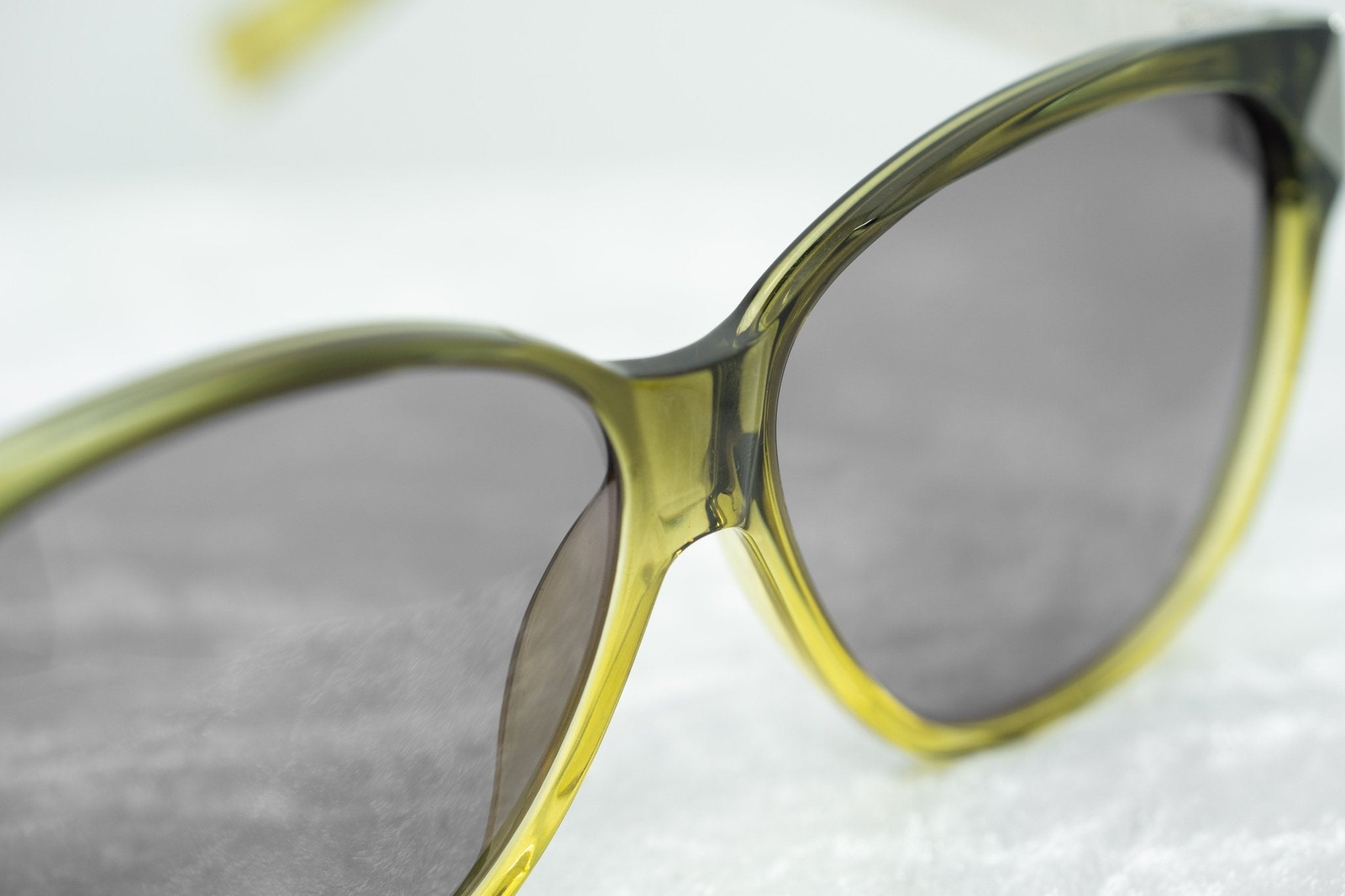 Yohji Yamamoto Unisex Sunglasses Rectangular Cat Eye Green and Grey Lenses - YY18CLAWC3SUN - Watches & Crystals