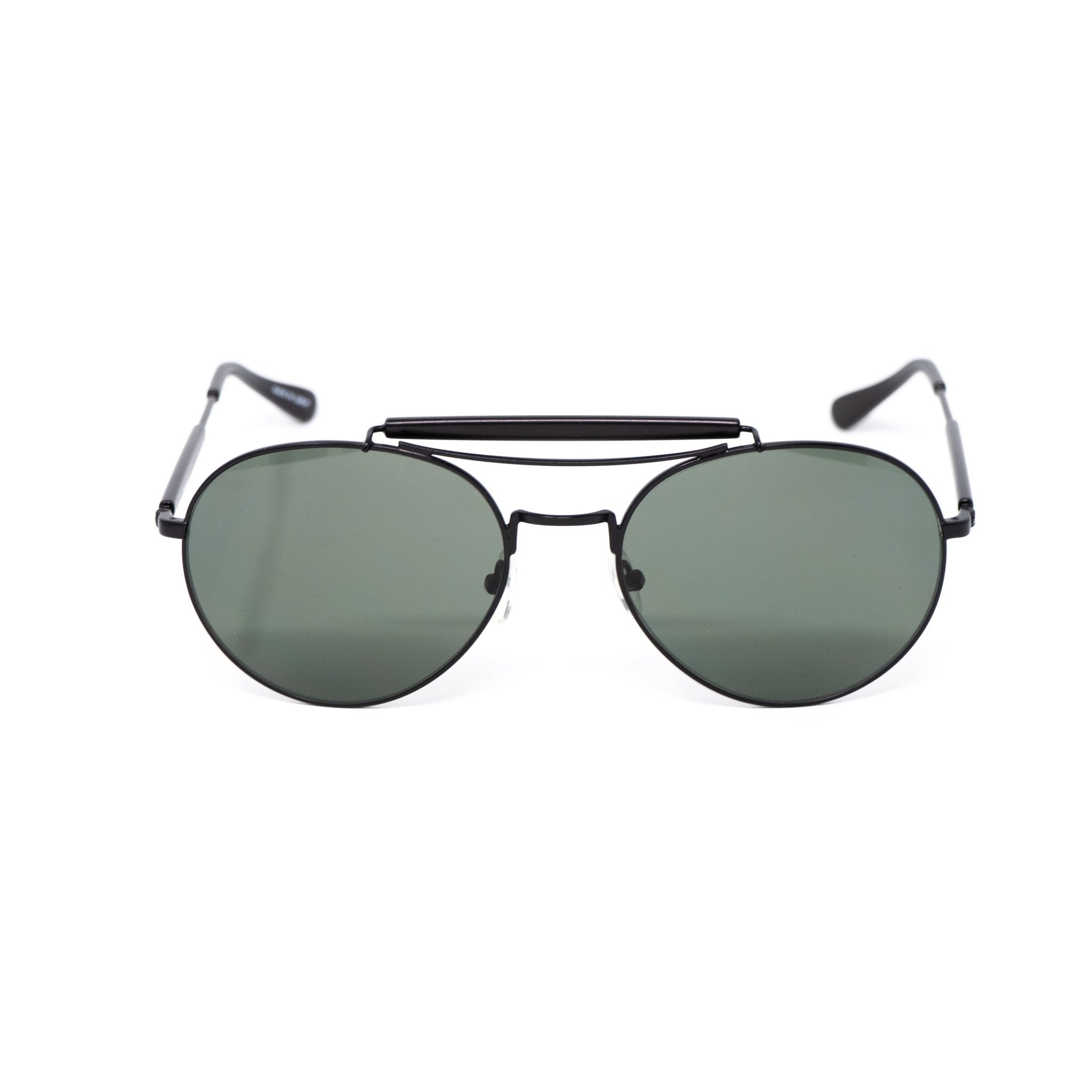 Yohji Yamamoto Unisex Sunglasses Round Black and Dark Grey Lenses Category 3 - YY12RIDERC3SUN - Watches & Crystals