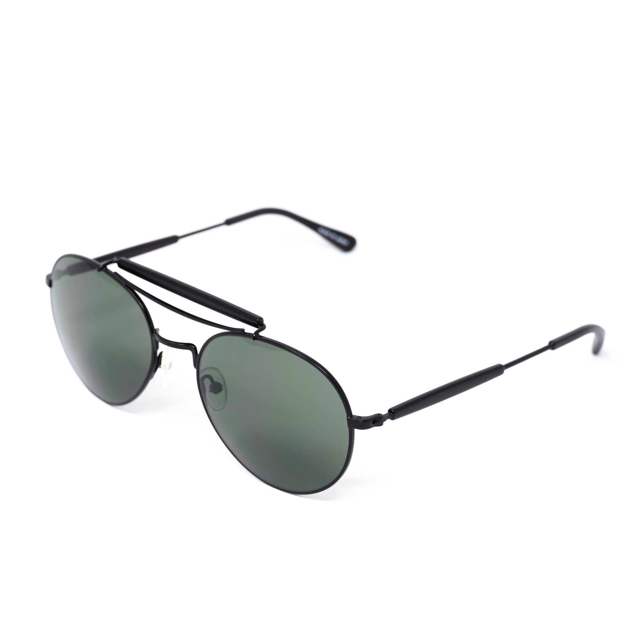 Yohji Yamamoto Unisex Sunglasses Round Black and Dark Grey Lenses Category 3 - YY12RIDERC3SUN - Watches & Crystals