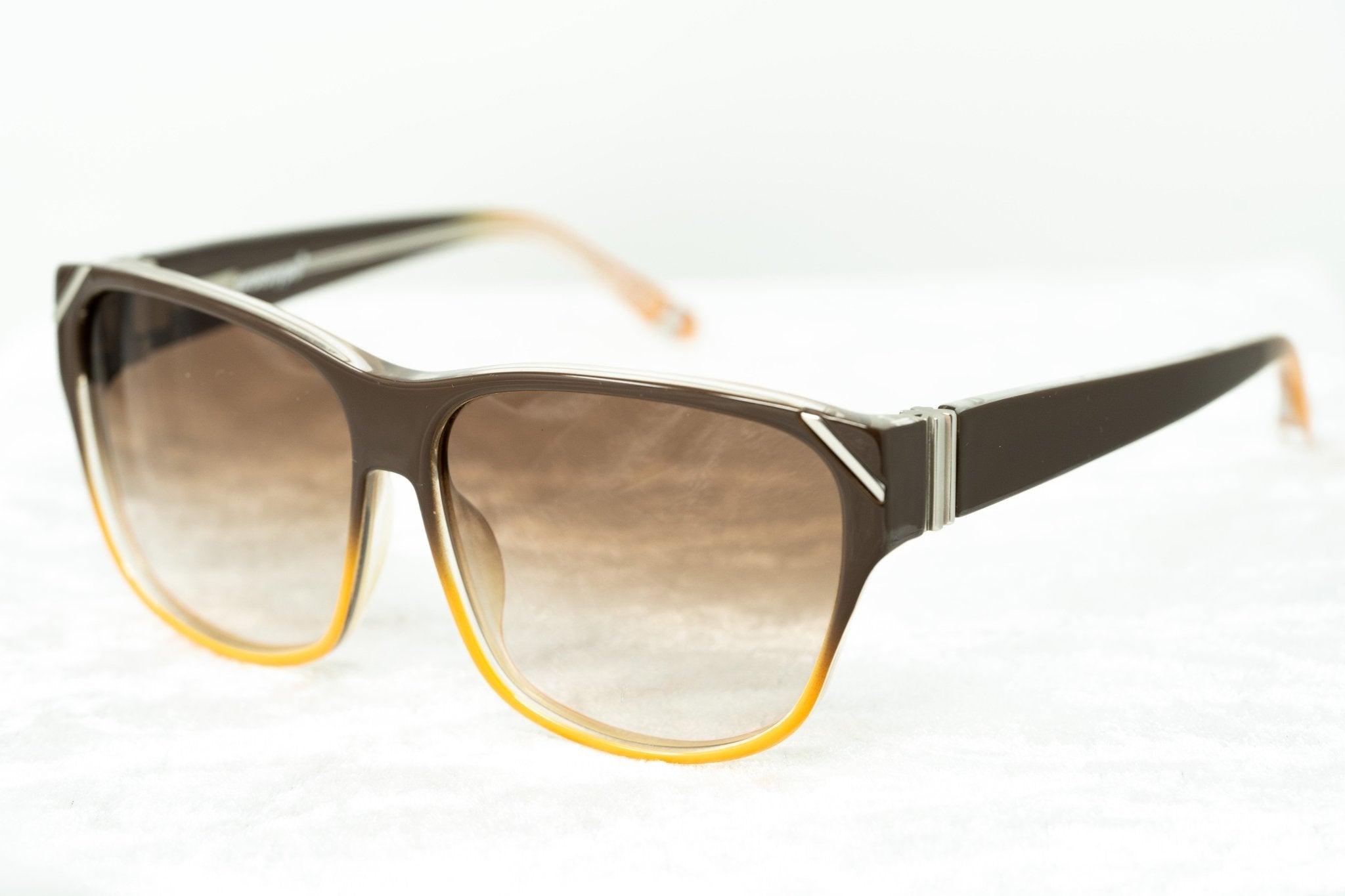 Yohji Yamamoto Unisex Sunglasses Square Brown/Orange and Brown Lenses - YY15C3SUN - Watches & Crystals