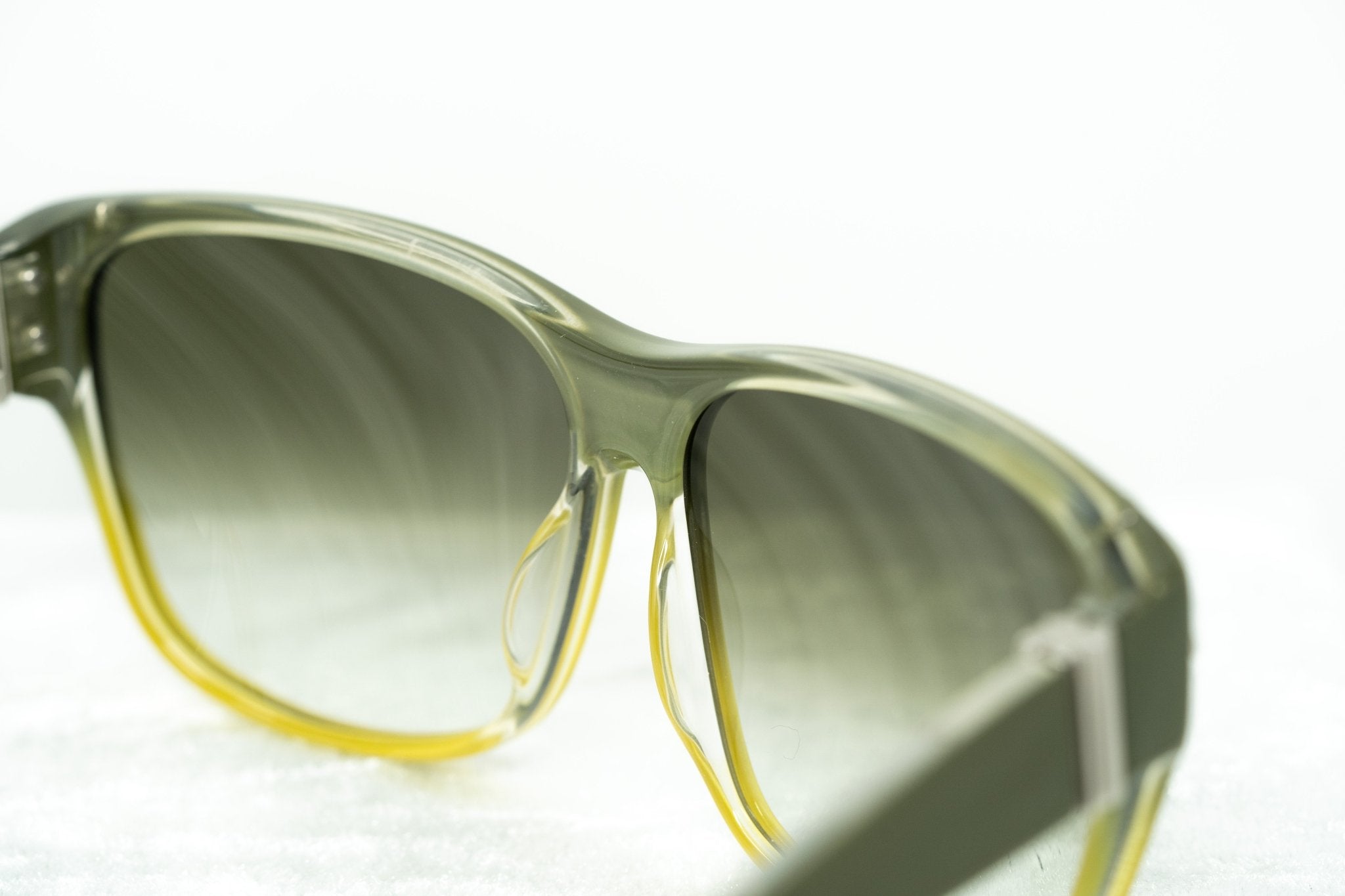 Yohji Yamamoto Unisex Sunglasses Square Green/Yellow and Green Lenses - YY15C1SUN - Watches & Crystals